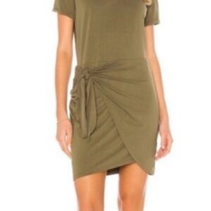 Heartloom Olive Green Wrap Dress